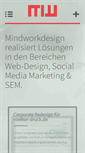 Mobile Screenshot of mindworkdesign.com